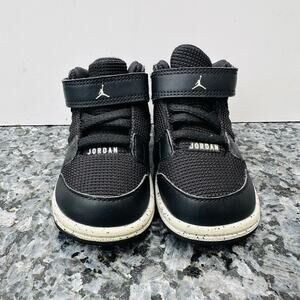 Nike Air Jordan Flight Toddlers Basketball Athletic Shoes 4C Black 828244-020